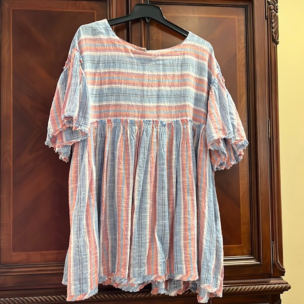 Free People babydoll dress. Oversized fit.